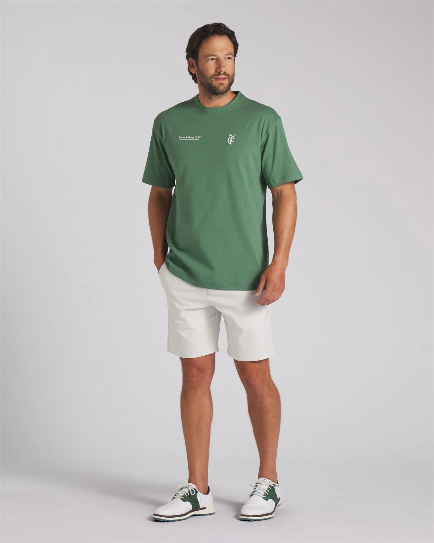 X QGC Modern Graphic Tee Deep Forest - SS24