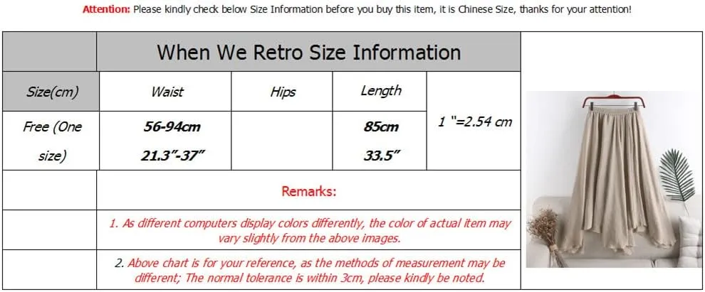 Youllyuu Irregular Skirt Women Summer High Waist Linen Midi Skirt